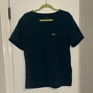 Figs Caribbean Blue Caterina One Pocket Scrub Top